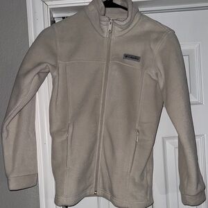 Columbia Kids Fleece Jacket - Beige Medium 10/12